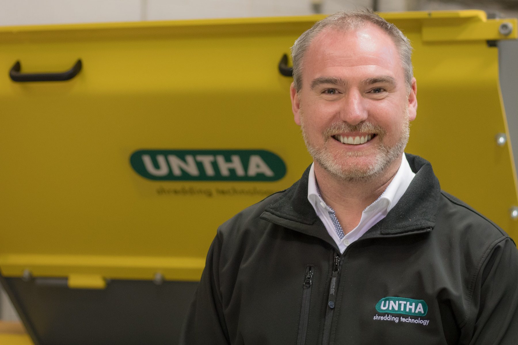 UNTHA UK's Marcus Brew celebrates ten years with the company