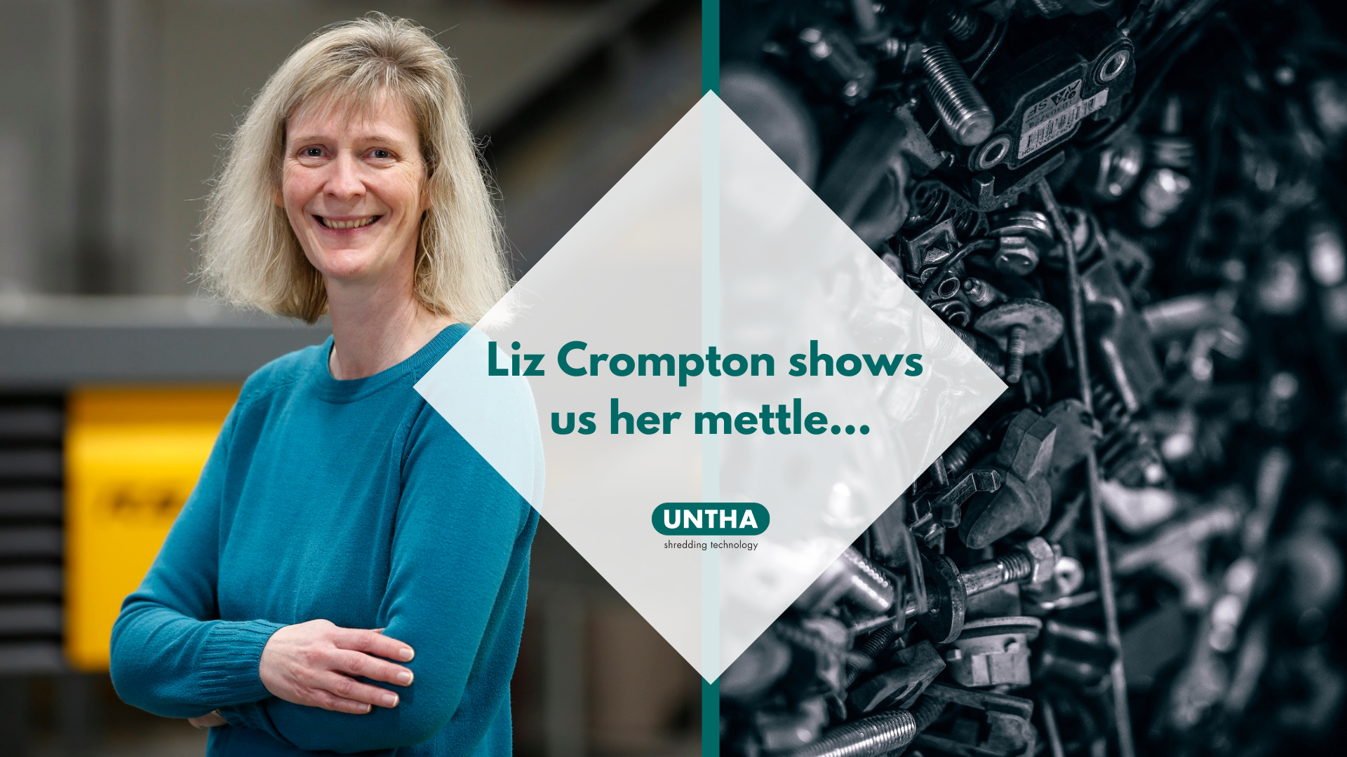 UNTHA mettle Liz Crompton